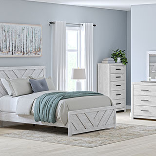 B3788B4-5PC 5PC SETS Cayboni Queen Panel Bed