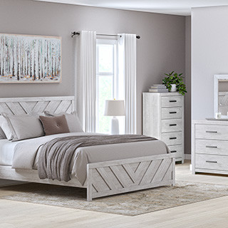 B3788B7-4PC 4PC SETS Cayboni King Panel Bed