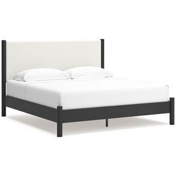 B2616B8 Cadmori King Upholstered Panel Bed
