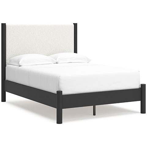 B2616B3 Cadmori Full Upholstered Panel Bed