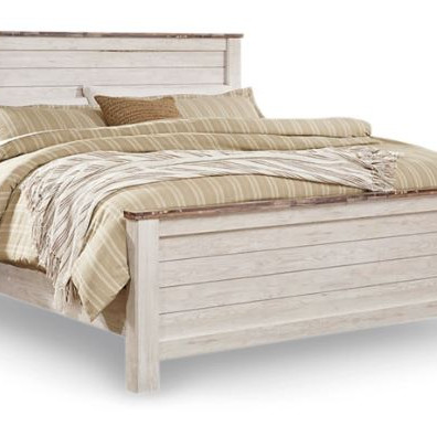 B267B28 Willowton California King Panel Bed