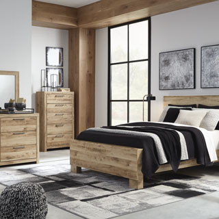 B1050-31-36-57-54-96-92 4PC SETS Hyanna Queen Panel Bed