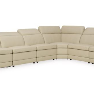 U59604S5 Texline 7-Piece Power Reclining Sectional