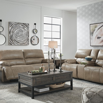 U43702-47-18 2PC SETS Ricmen Power Reclining Sofa + Loveseat