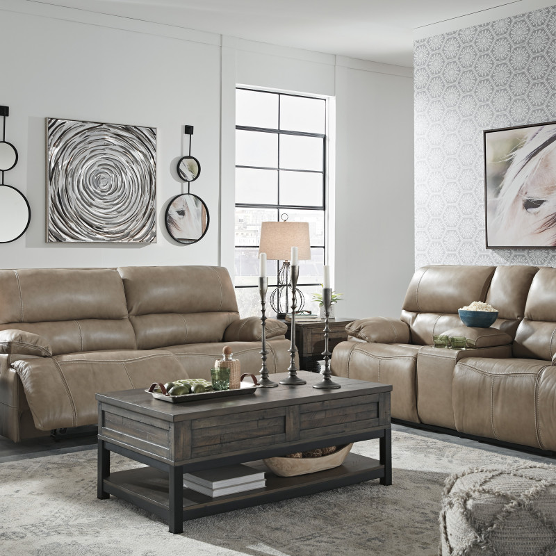 U43702-47-18 2PC SETS Ricmen Power Reclining Sofa + Loveseat