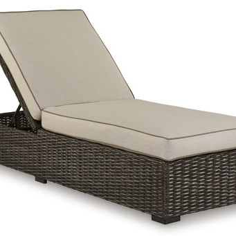 P784-815 Coastline Bay Outdoor Chaise Lounge with Cushion