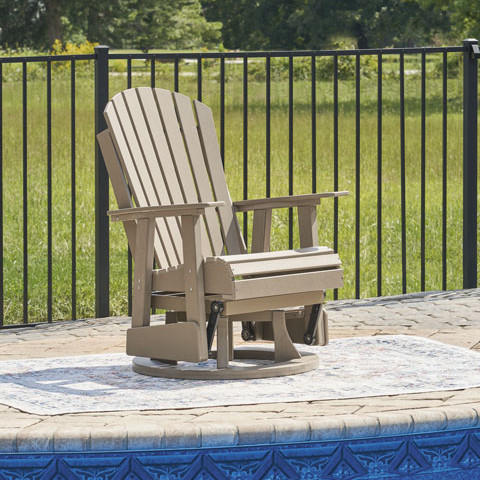 P114-820 Hyland wave Outdoor Swivel Glider Chair