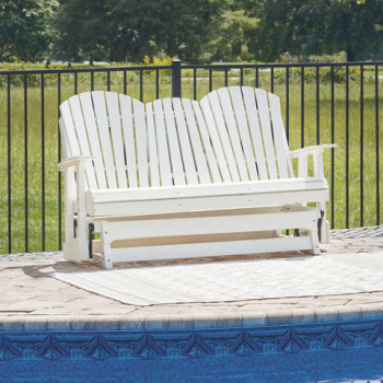 P111-835 Hyland wave Outdoor Glider Loveseat