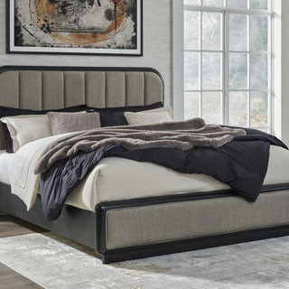 B821-58-94 Rowanbeck California King Upholstered Panel Bed