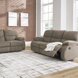 66504-88-86 2PC SETS Scranto Reclining Sofa + Loveseat
