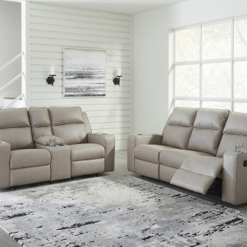 63307-89-94 2PC SETS Lavenhorne Reclining Sofa with Drop Down Table + Loveseat