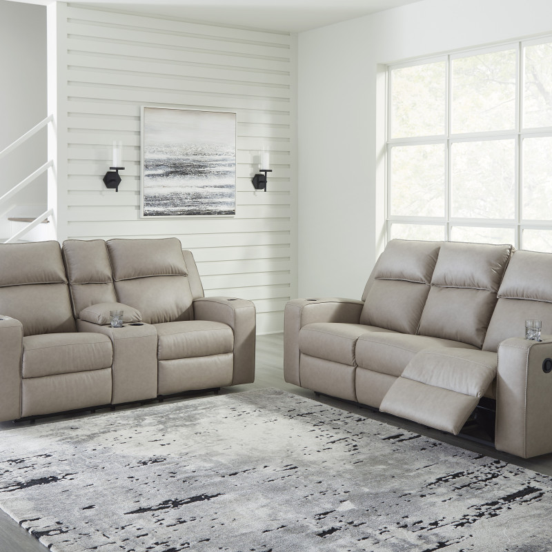 63307-89-94 2PC SETS Lavenhorne Reclining Sofa with Drop Down Table + Loveseat