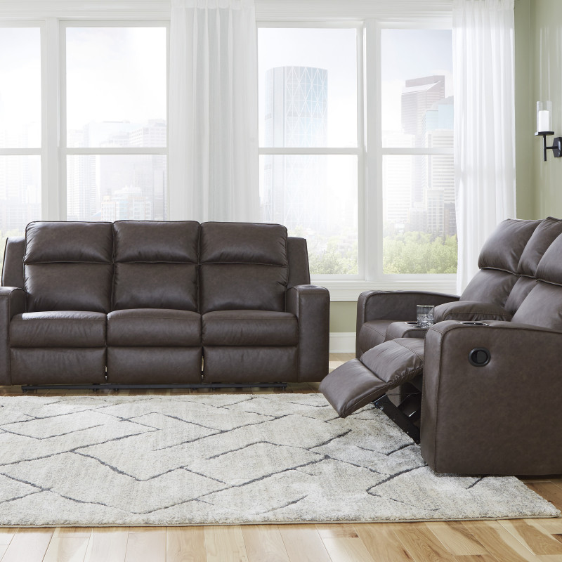63306-89-94 2PC SETS Lavenhorne Reclining Sofa with Drop Down Table + Loveseat