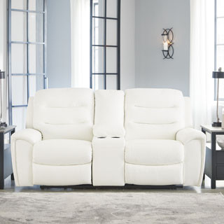 6110418 Warlin Power Reclining Loveseat with Console