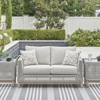 P798-835-702(2) 3PC SETS Seton Creek Outdoor Loveseat with Cushion