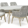 P798-625-601A(6) 7PC SETS Seton Creek Outdoor Dining Table