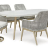 P798-625-601A(4)-602A(2) 7PC SETS Seton Creek Outdoor Dining Table