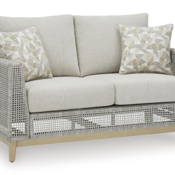 P798-835 Seton Creek Outdoor Loveseat with Cushion