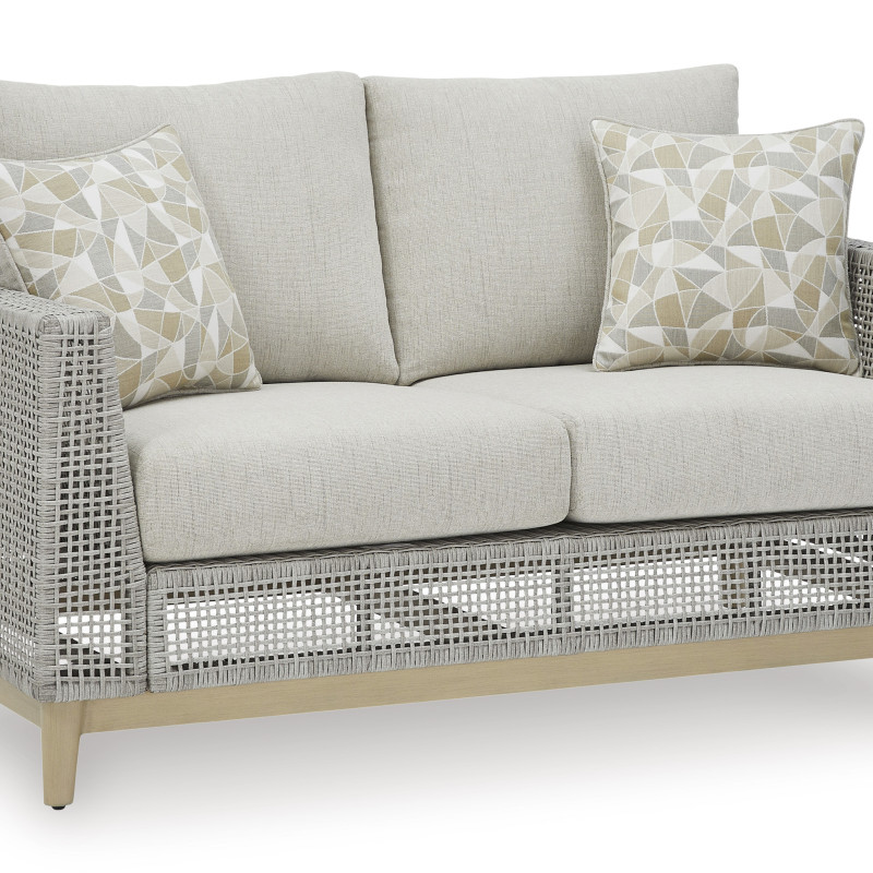 P798-835 Seton Creek Outdoor Loveseat with Cushion