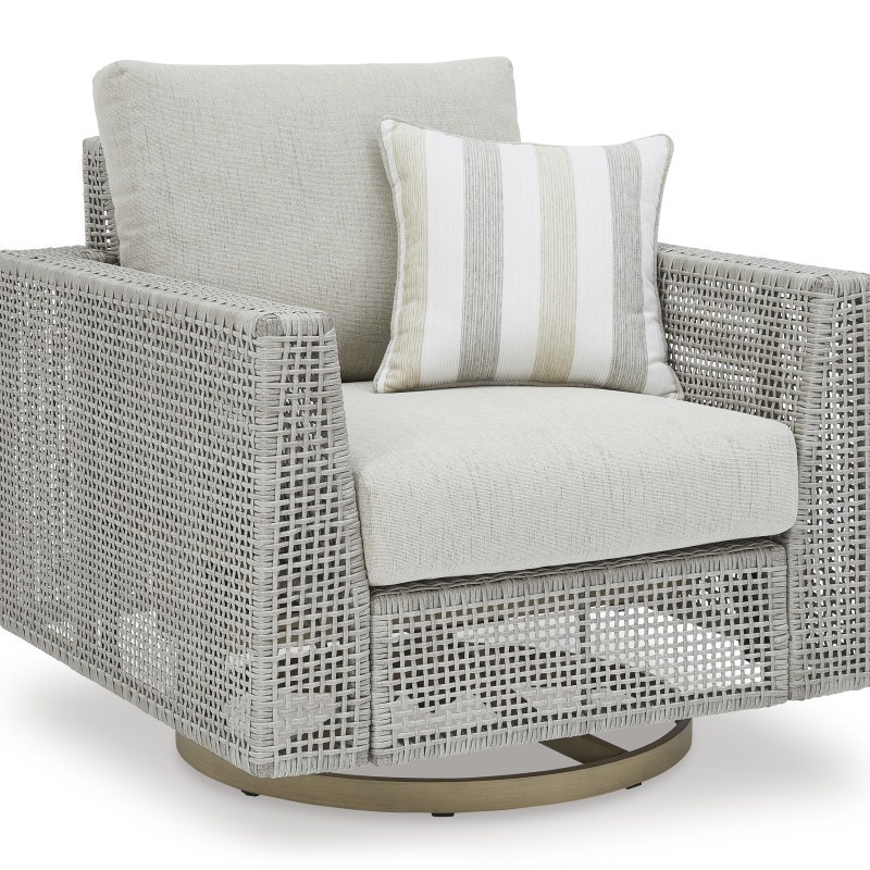 P798-821 Seton Creek Outdoor Swivel Lounge with Cushion