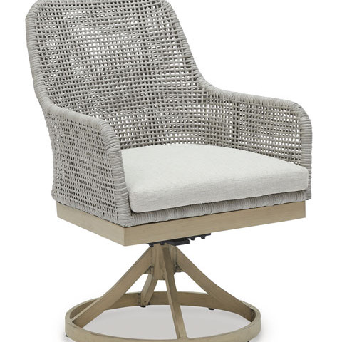 P798-602A Seton Creek Outdoor Swivel Dining Chair