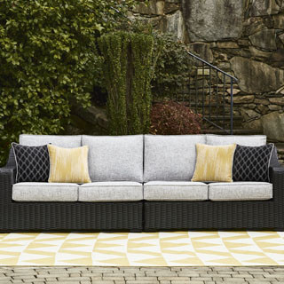 P792-854 Beachcroft 2-Piece Outdoor Loveseat with Cushion