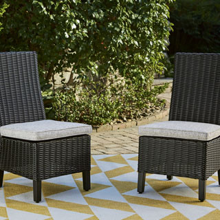 P792-601 Beachcroft Outdoor Side Chair with Cushion