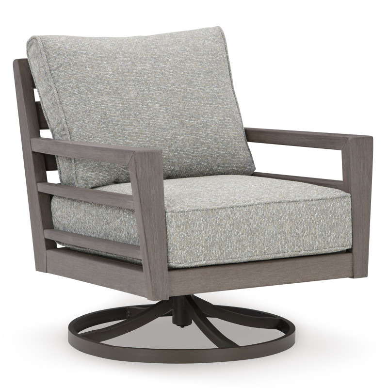 P564-821 Hillside Barn Outdoor Swivel Lounge with Cushion