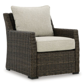 P465-820 Brook Ranch Outdoor Lounge Chair with Cushion