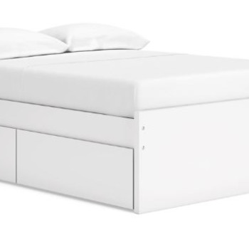 EB9630B9 Onita Full Platform Bed with 1 Side Storage