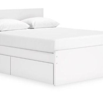 EB9630B16 Onita Queen Panel Platform Bed with 2 Side Storage