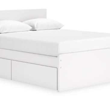 EB9630B16 Onita Queen Panel Platform Bed with 2 Side Storage