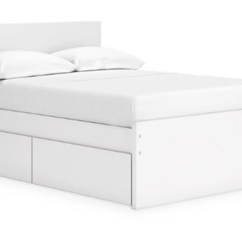 EB9630B15 Onita Full Panel Platform Bed with 2 Side Storage