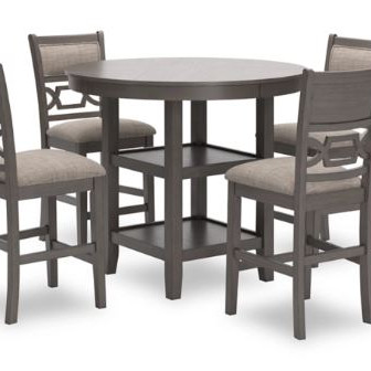 D425-223 Wrenning Counter Height Dining Table and 4 Barstools (Set of 5)