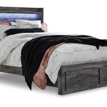 B221B5 Baystorm Queen Panel Bed with 2 Storage Drawers
