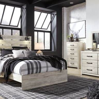 B192B4-4PC 4PC SETS Cambeck Queen Panel Bed