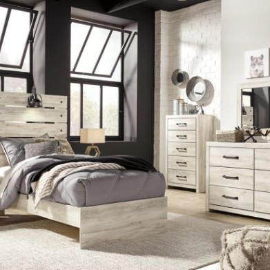 B192B2-4PC 4PC SETS Cambeck Twin Panel Bed