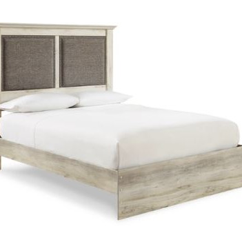 B192B43 Cambeck Queen Upholstered Panel Bed