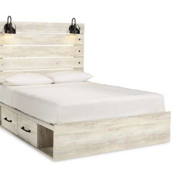 B192B24 Cambeck Queen Panel Bed with 4 Storage Drawers