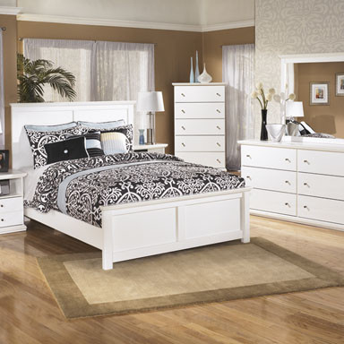 B139B4-S5 5PC SETS Bostwick Shoals Queen Panel Bed