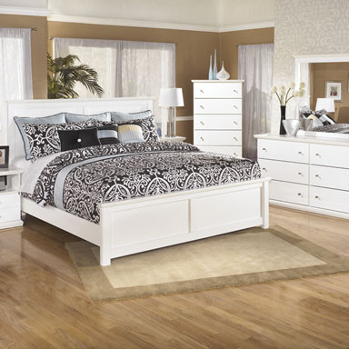 B139B11-S4 4PC SETS Bostwick Shoals King Panel Bed