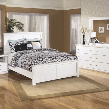 B139B4-S4 4PC SETS Bostwick Shoals Queen Panel Bed