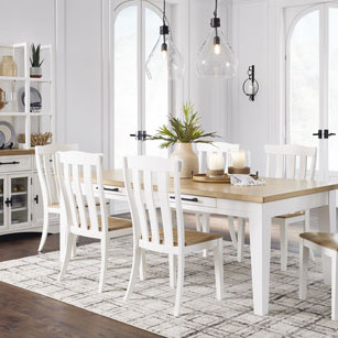 D844-25-01(6) 7PC SETS Ashbryn Dining Table + 6 Chairs