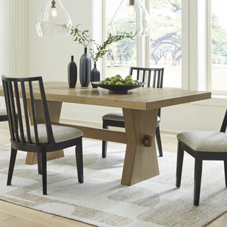 D841-45-01(4) 5PC SETS Galliden Dining Table + 4 Chairs