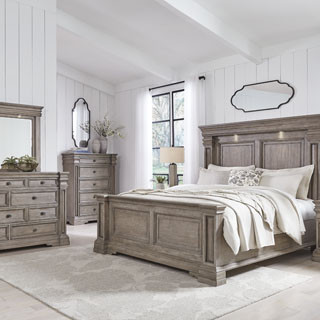 B916-58-56-97-31-36-93 4PC SETS Blairhurst King Panel Bed