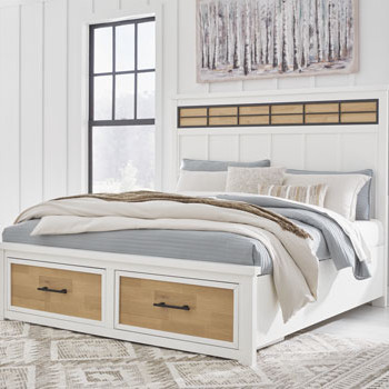 B844-58-56S-94 California King Panel Bed