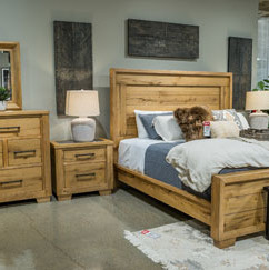 B841-56-58-31-36-92 4PC SETS Galliden King Panel Bed