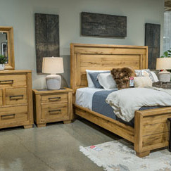 B841-57-54-31-36-92 4PC SETS Galliden Queen Panel Bed