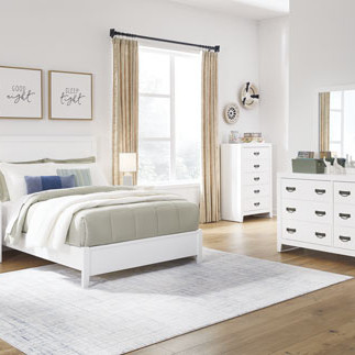 B427-87-83-4PC 4PC SETS Binterglen Full Panel Bed