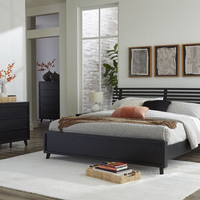 B1013-158-56-95-B100-14-231-36-92 4PC SETS Danziar King Slat Panel Bed